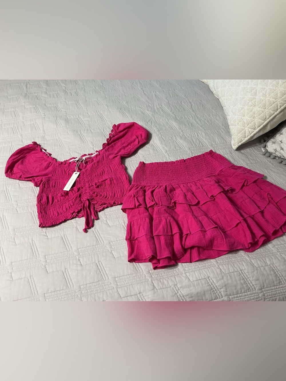 Olivaceous 2 Piece Skirt Set M